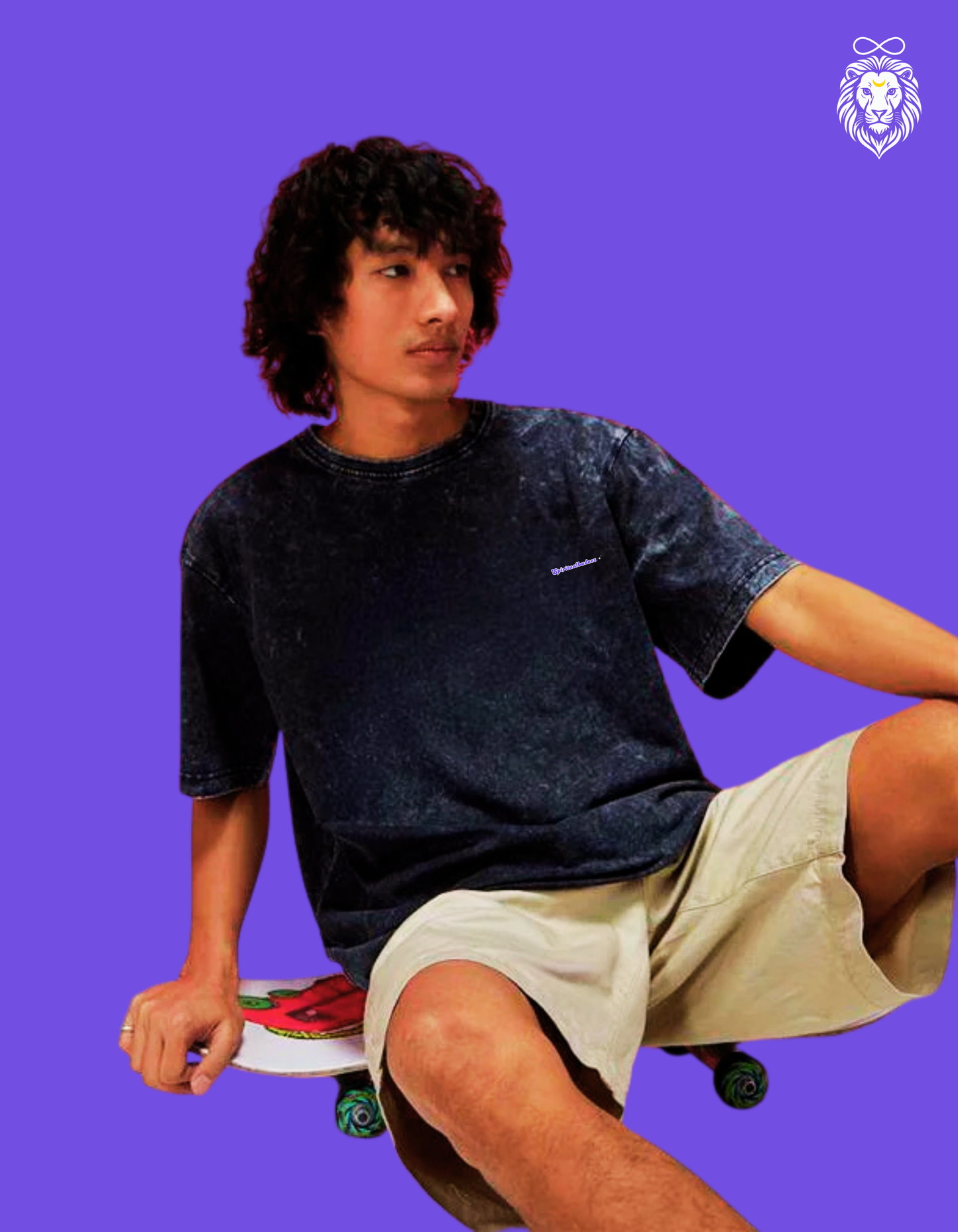 Hope – Acid Wash Oversized Gym T-Shirt (Unisex) | Grow Gymwear