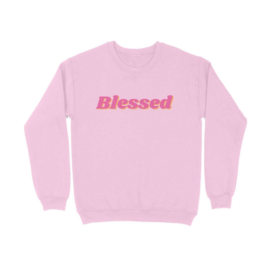BLESSED | Unisex Baby Pink Sweatshirt