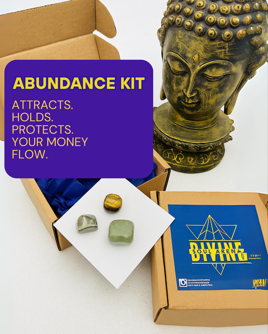 🧲 Money & Abundance Crystal Kit - Reiki Infused Energetically Charged Crystals