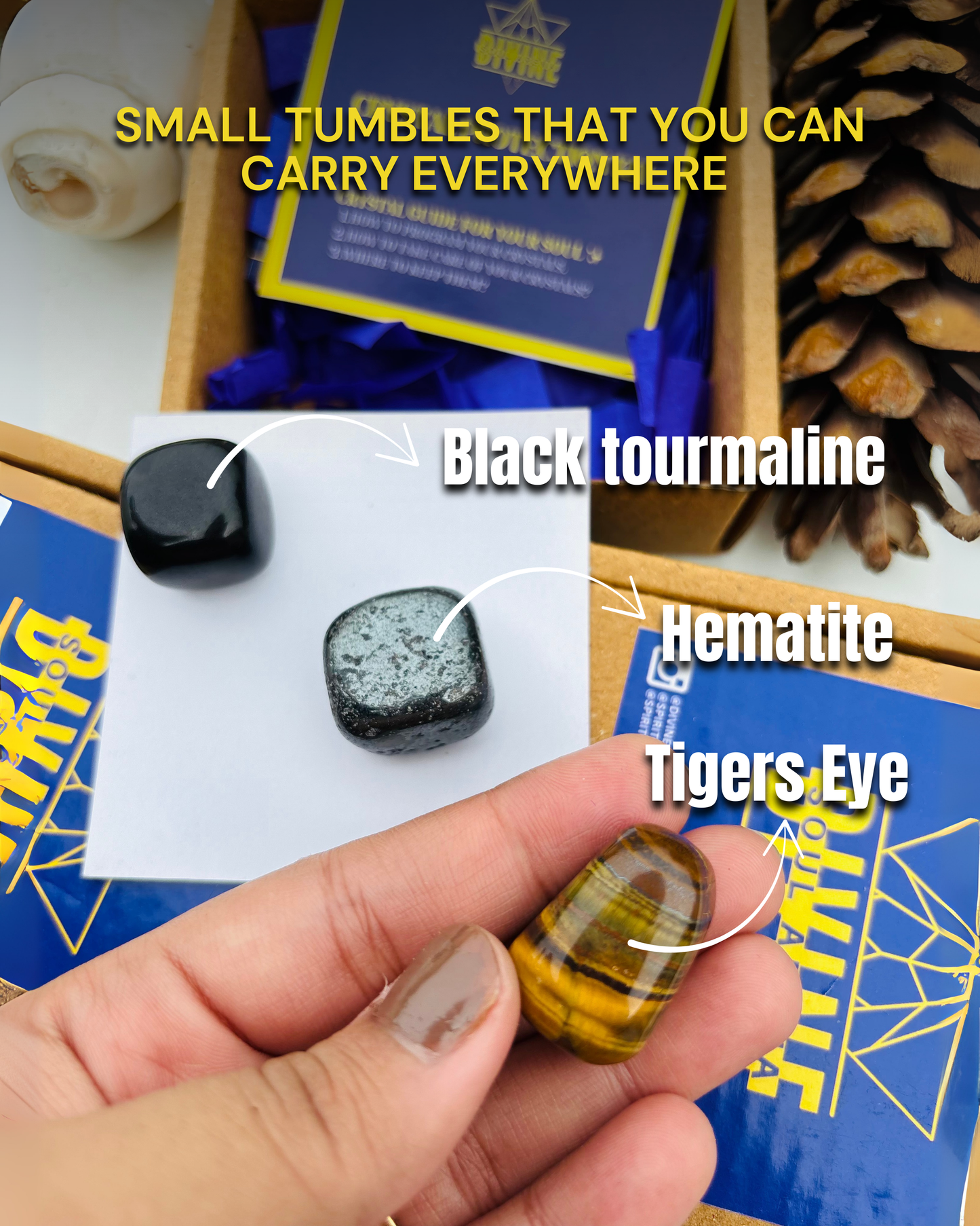 🛡️ Protection Crystal Kit- Reiki Infused