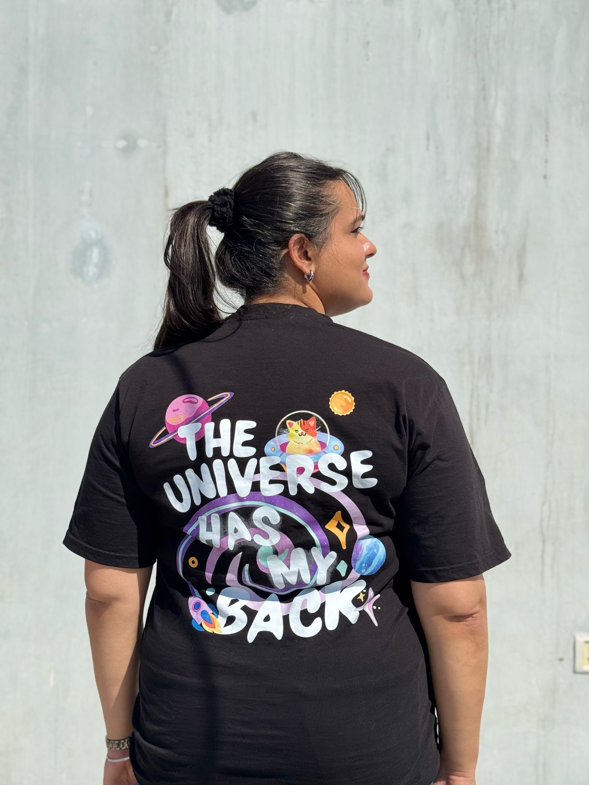 THE UNIVERSE HAS MY BACK - Unisex Oversized T-Shirt