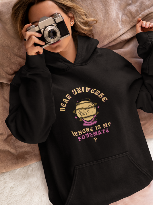 WHERE IS MY SOULMATE ? Black Hoodie