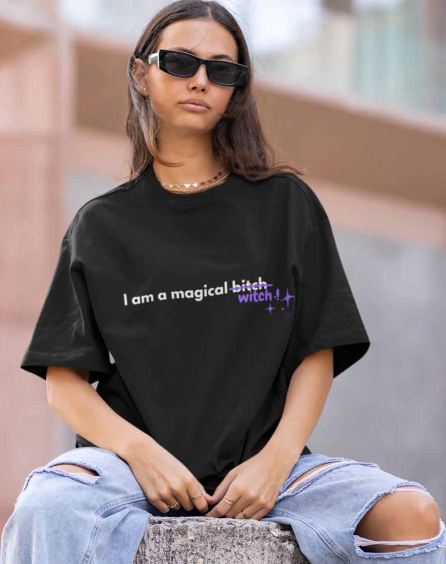 MAGICAL WITCH Oversized T-Shirts